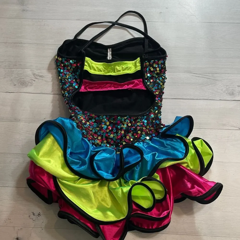 Weissman‎ girls skirted dance costume leotard child medium